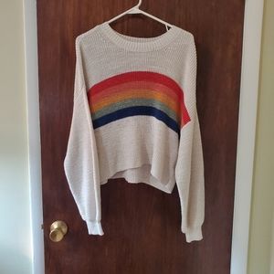 American Eagle Rainbow Sweater